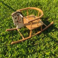 Cavallino a dondolo vintage 