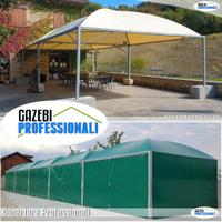 Gazebo cupola 6x6 giardino magazzino deposito pvc