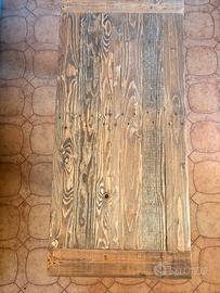 Tavolino da salotto vintage in legno(arte povera)