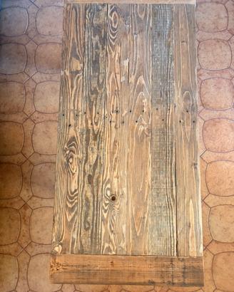 Tavolino da salotto vintage in legno(arte povera)