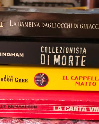 Lotto 4 libri Gialli-Thriller  