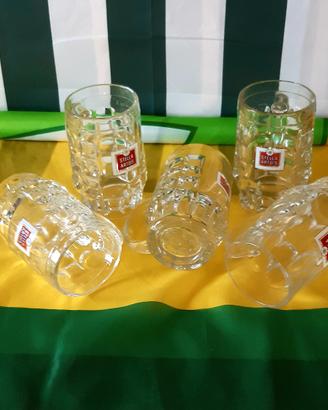 boccali birra vintage  stella artois 