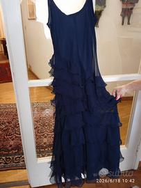 splendido vestito blu donna