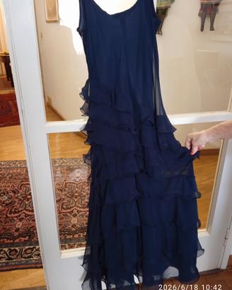 splendido vestito blu donna