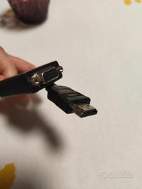 Adattatore HDMI m VGA f.  10cm