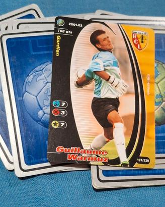 Lotto carte Football champions 2001-2 France 