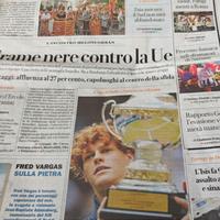 JANNIK SINNER riviste copertine interviste