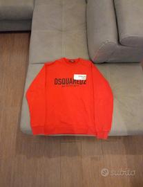 felpa dsquared rossa