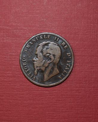 10 centesimi Vittorio Emanuele II 1867 H