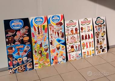 tabelle gelati vintage 