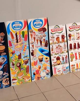 tabelle gelati vintage 