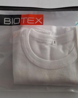 Maglia manica corta rete bimbo Biotex
