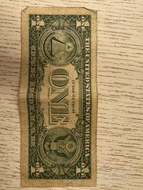 Banconota dollaro, banknote one dollar