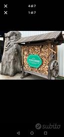 legna da ardere sfusa ed in bancale 