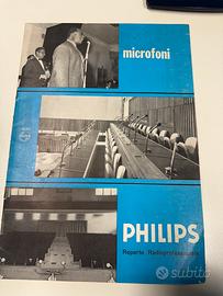 Philips brochure anni 60 microfoni