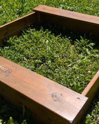 Sabbiera per bambini in legno