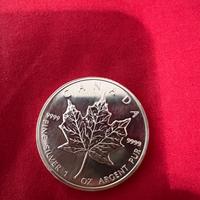 5 dollari argento 9999 Canada 2001