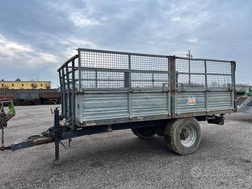 Rimorchio agricolo 1 asse Rem- trilaterale- 60q