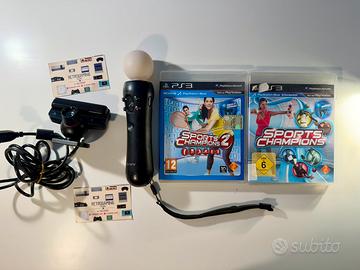 PS3 Move + Camera + 2 Giochi Sports Champions
