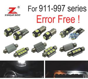 KIT 20 LAMPADE LED INTERNE PER PORSCHE 911 997 CAR