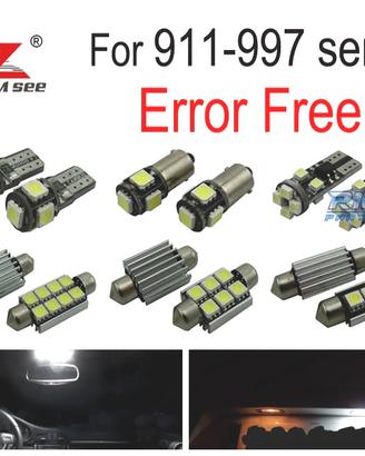 KIT 20 LAMPADE LED INTERNE PER PORSCHE 911 997 CAR