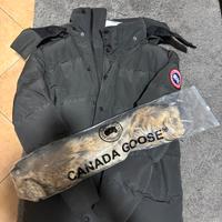 giacca Canada Goose grigia scura/nera taglia XS