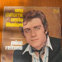 45 giri Mino Reitano, “Una chitarra 100illusionu”.