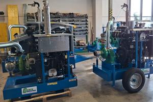 Motopompa diesel irrigazione