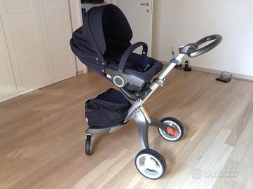 Passeggino Stokke Trio Xplory blue navy