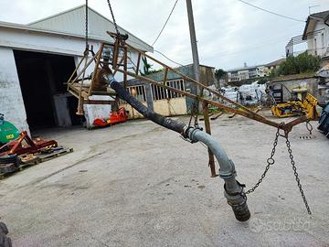Pompa Landini con cavalletto e pesca