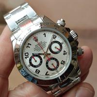 orologio crono Dial White e Red