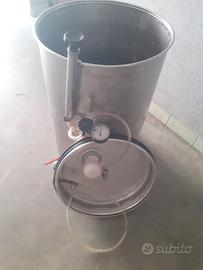 Botte in acciaio 80l con camera d'aria