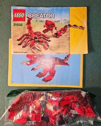 LEGO 31032 Red Creatures 3 in 1