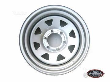 Cerchio dotz dakar 16x7 et-20 6 fori grigio