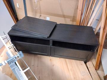 mobile TV Besta marrone nero Ikea 