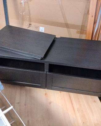 mobile TV Besta marrone nero Ikea 