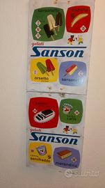 recente cartonato pubblicitario gelati sanson