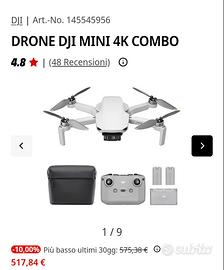 Drone Dji mini 4k combo