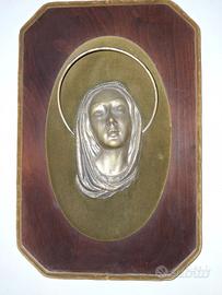 Quadro con Madonna in  bassorilievo