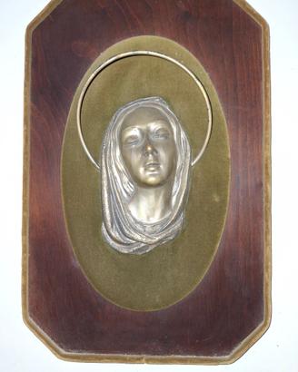 Quadro con Madonna in  bassorilievo