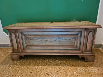 CASSAPANCA BAULE DIPINTA A MANO