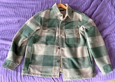 Giacca Uniqlo Uomo Mezza Stagione Verde L