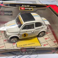Fiat 500 Abarth d'epoca scala 1/18 Burago