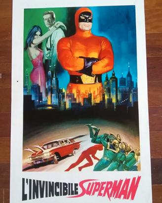 L'invincibile Superman Locandina originale