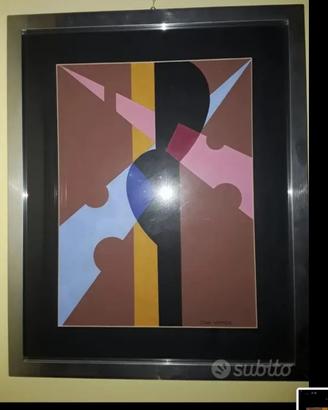 JEAN LEPPIEN anni 70 ASTRATTISMO GEOMETRICO