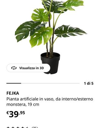 pianta artificiale Ikea Fejka
