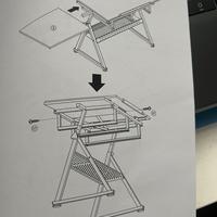 Tavolo da disegno inclinabile