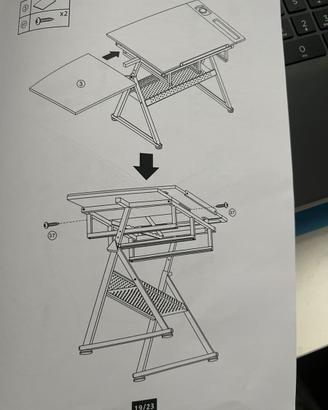 Tavolo da disegno inclinabile
