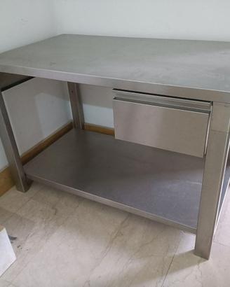 Tavolo Banco di lavoro acciaio Inox