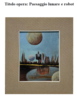 Virgilio Becchetti - Olio su tela, 25X20, 1976